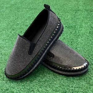 Women's Studded Slip-On Loafers